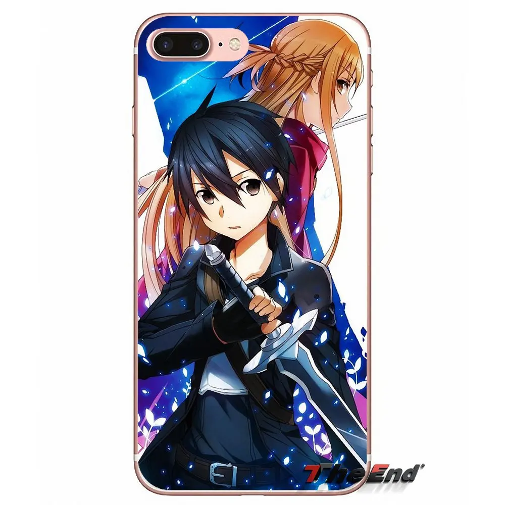 Мягкий чехол Sword Art Online для Huawei Honor 5A LYO L21 Y6 II Compact Y5 2 Y5II Mate 10 Lite Nova 2i 9i|Чехлы-накладки|