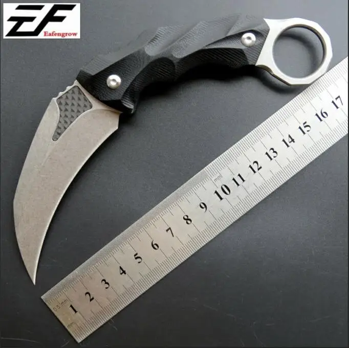 Eafengrow C1692 нож Karambit CS GO Тактический коготь Шейный нож Походный походный охотничий нож для выживания - Цвет: A1