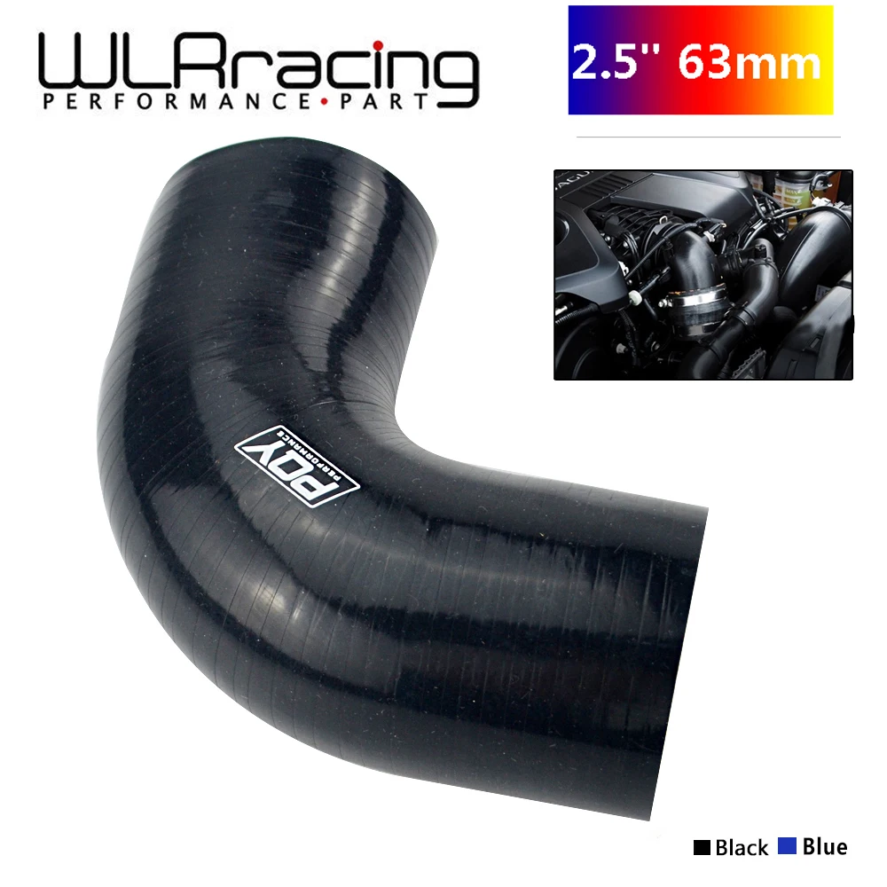 WLR RACING- 2.5&quot 63mm 90 Degree Elbow Silicone Hose Pipe Turbo Intake WLR-SH9025-QY | Автомобили и мотоциклы