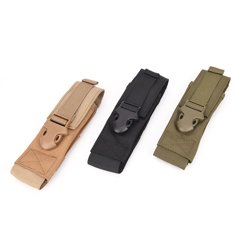 

Molle System 1000D Flashlight Molle Pouch Military Accessories Airsoft Hunting Tool Pouch Molle Clip