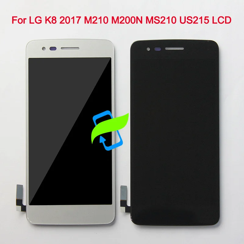 

5" Original Display For LG K8 2017 M210 LCD Touch Screen Digitizer Assembly +Frame For LG K8 2017 Display M200N MS210 US215 LCD