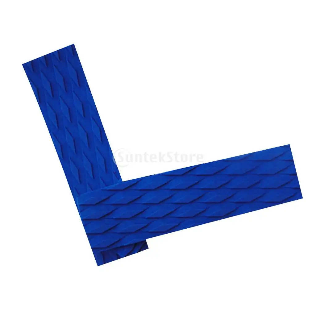 2Pcs Non-Slip EVA Surfboard Traction Pad Deck Bar Grip Tail Pad Skimboard SUP Surfing Surf Board Shortboard Long Board Accessory