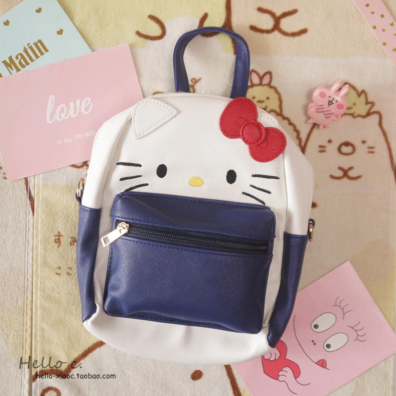 Милый высококачественный мультяшный рюкзак из искусственной кожи Cinnamoroll для