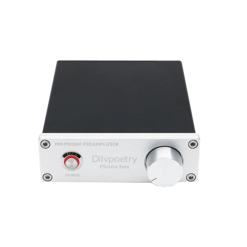Dilvpoetry Phono BOX усилитель hifi phono предусилитель мм mc Виниловый проигрыватель стерео аудио предусилитель