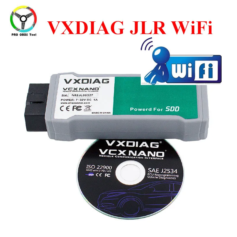 

Newly VXDIAG VCX NANO JLR For Jaguar For Land Rover Car Diagnostic Scanner Powered By SDD 145 For 12V 24 V Cars Trucks Free Ship