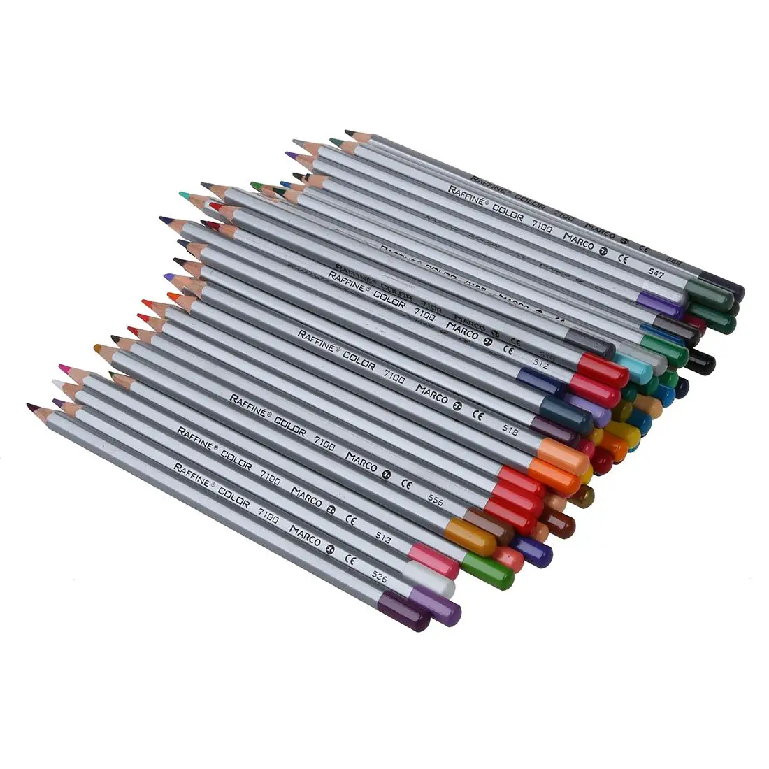 

Marco Fine 72Color Art Drawing Oil Base Non-toxic Pencils Set For Artist Sketch