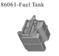Запчасть для HSP 86061 топливный бак для 1/16th RC нитровая сила для багги грузовика запасных частей для 94282 94283 94285