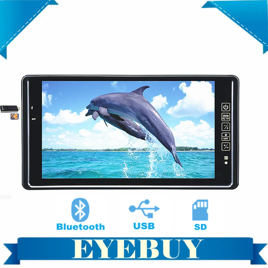 

9 inch LCD Car Rear View Mirror Monitor USB SD Bluetooth MP5 video player hd screen for DVD GPS VCD Car parking camera