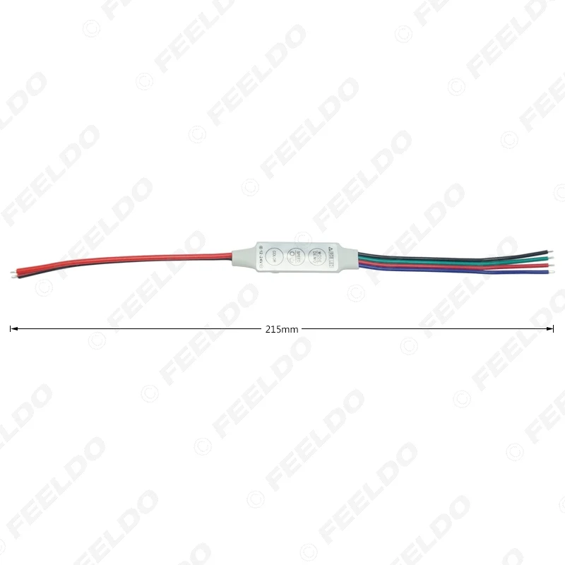 FEELDO 1 шт. DC5V~ 24V светодиодный мигалка модуль контроллер вспышки 4-проводных Connecotr для Светодиодные ленты светильник#3965