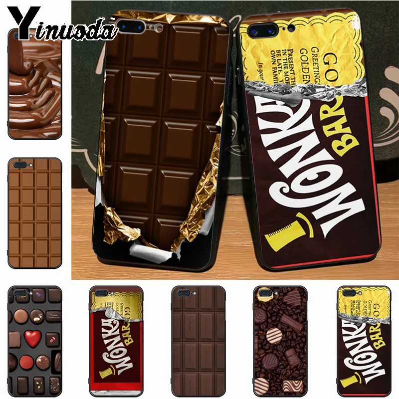 

Yinuoda Willy Wonka Bar With Golden Ticket Sweet Chocolate Bar Diy Printing TPU case for iPhone 7plus X 6 6S 7 8 8Plus 5 5S case