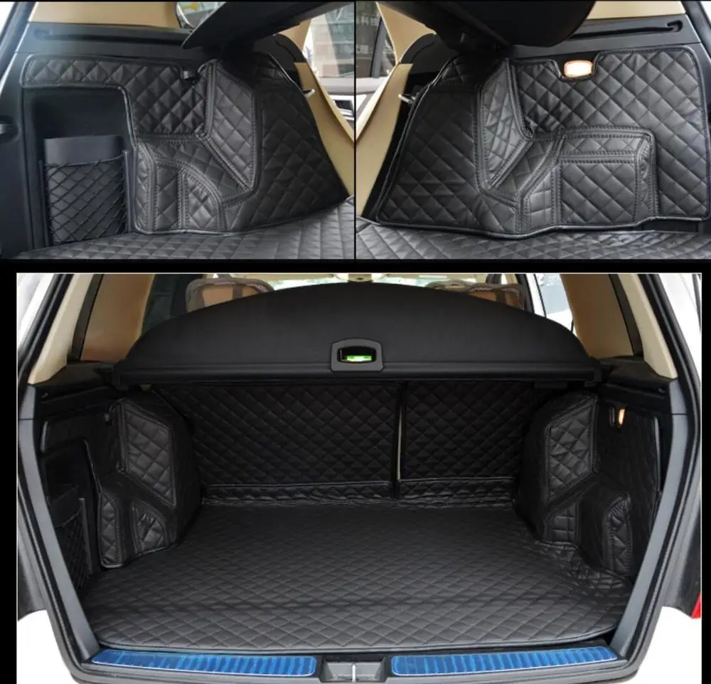 Волоконно-кожаный коврик для багажника автомобиля Mercedes-Benz GLK280 GLK300 glk350 GLK220 X204 2008