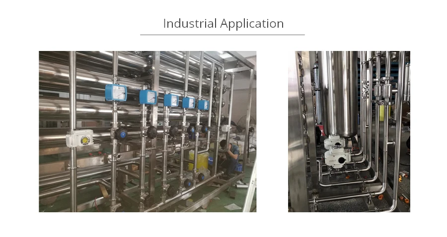 Industrial Application of Electric PVC butterfly valve