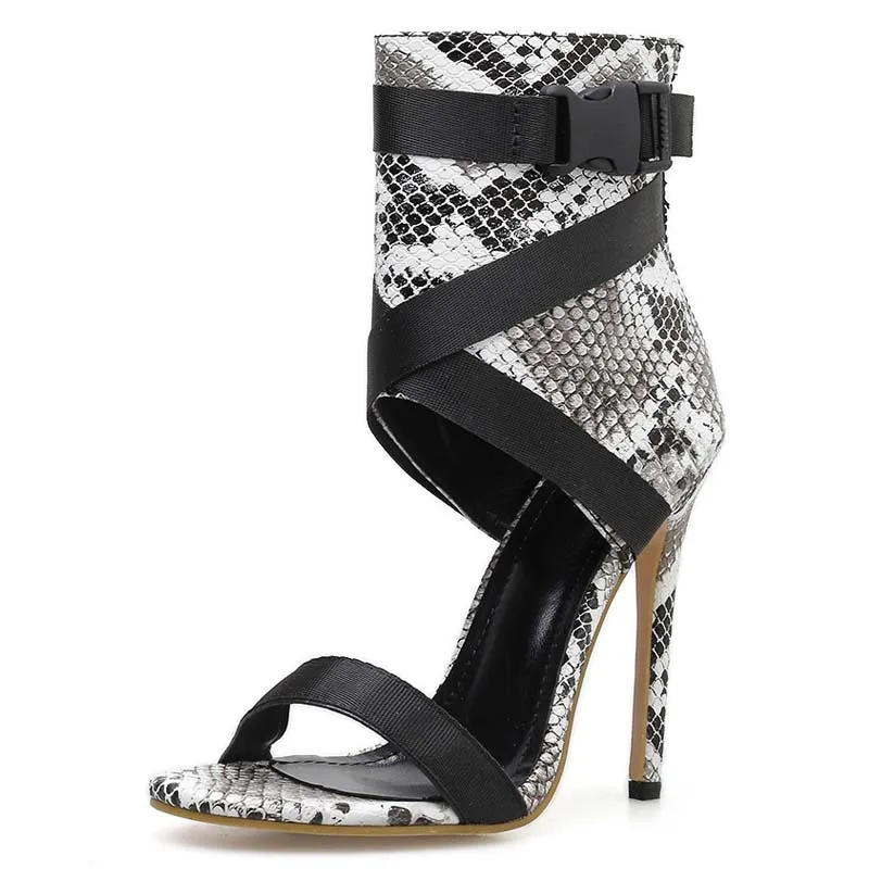 

NEW Summer Sexy Stilettos Sandals Female Ankle Wrap Cross Tied Buckle Strap Party Shoes Gladiator Pumps High Heels Women Shoes