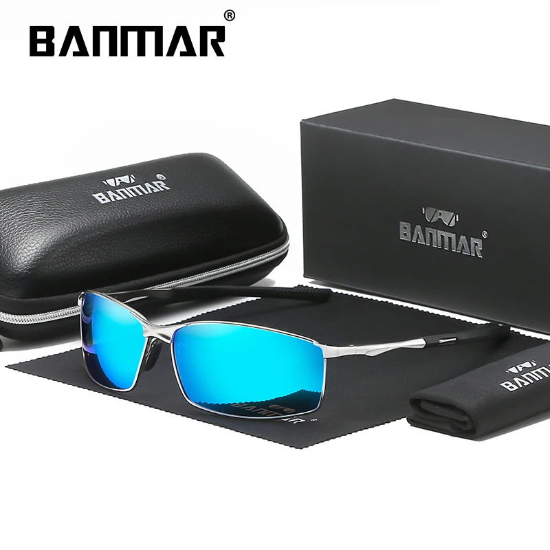 BANMAR брендовые поляризационные солнцезащитные очки для мужчин Новые Защитные солнцезащитные очки с аксессуарами унисекс для вождения Oculos De Sol A559