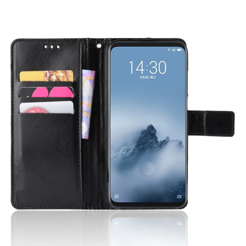 Meizu 16 16 th (Plus) PU leather+TPU flip case_3