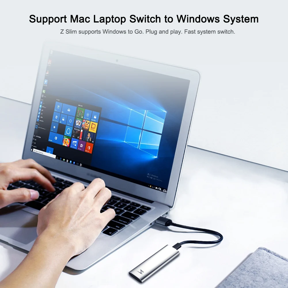  Netac Externe SSD Festplatte 128 GB 256 GB 512 GB 1 TB 2 TB Typ-c USB 3.1 Mobile solid State Disk Z
