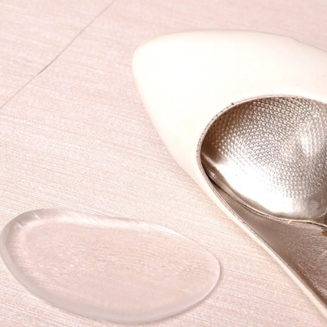 

Hot Selling Soft Silicone Gel Shoe Pads Foot Cushion Insoles Metatarsal Support Insert Pad Shoes Lift Antislip Foot Pads
