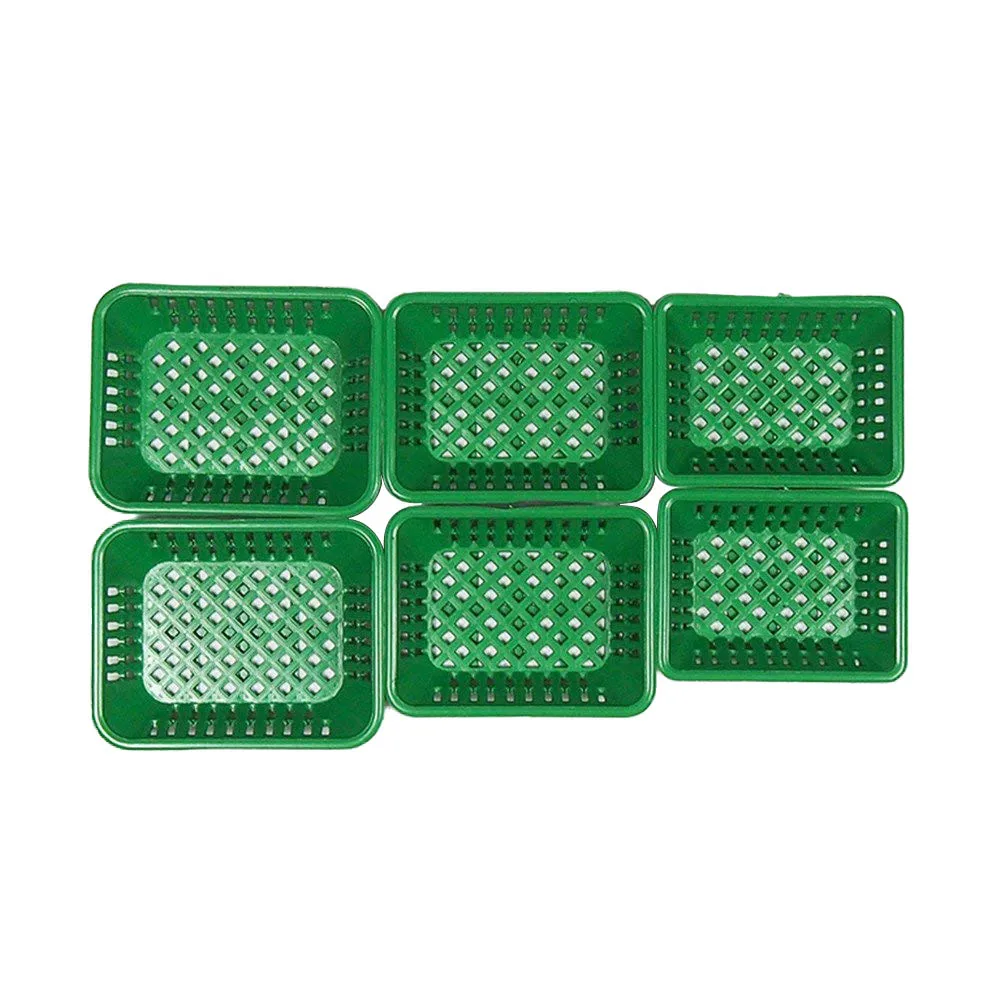 Green Baskets Odoria 1:12 миниатюрные 6 шт. красные корзины кухонные принадлежности 3 размера в 1 упаковке кукольный домик супермаркет кухонные принадлежности - Цвет: Green Baskets