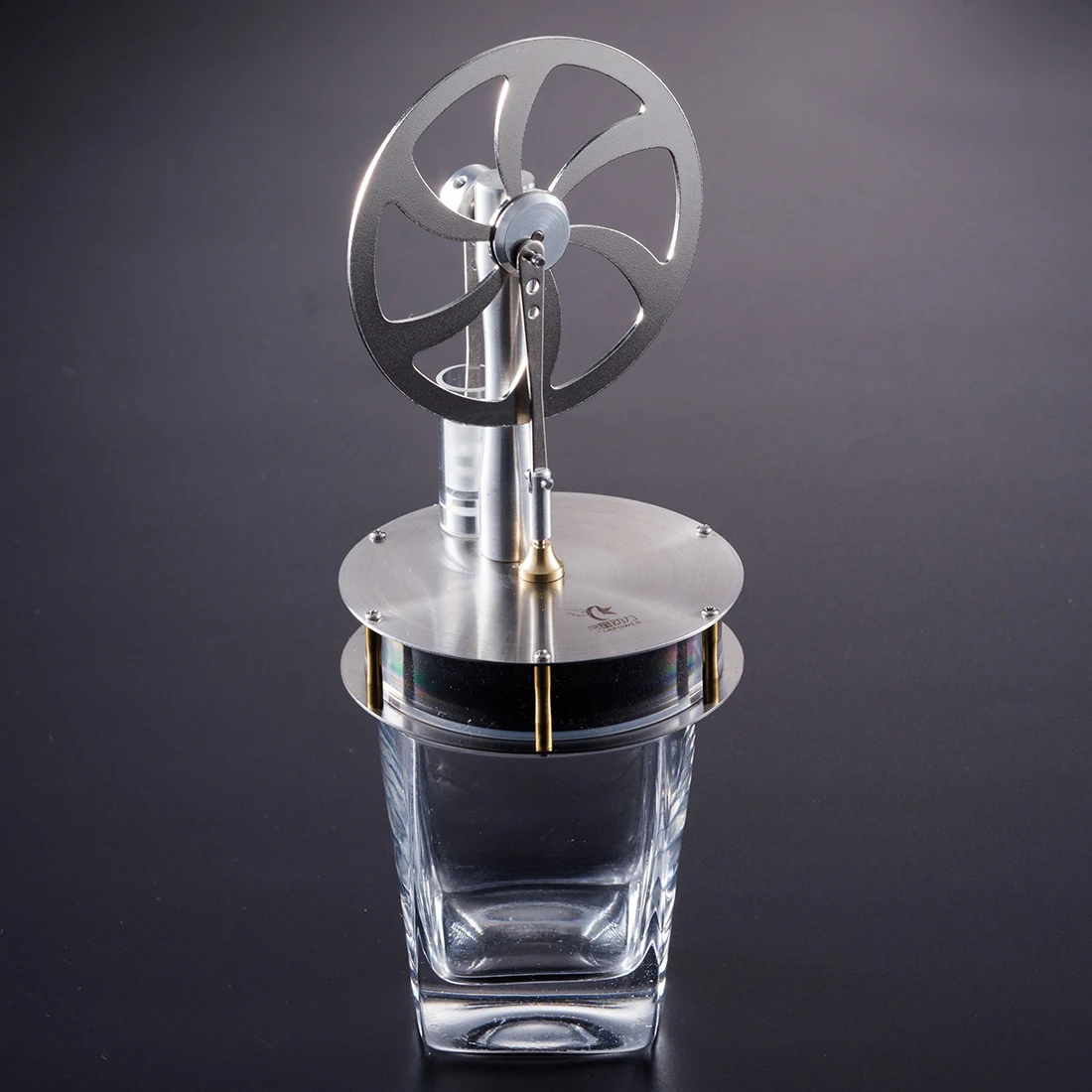 

1 Pcs Solar Energy DIY All-Metal Low Temperature Stirling Engine Model Kit Stem Steam Model Science Lab Toy Stem Scientific
