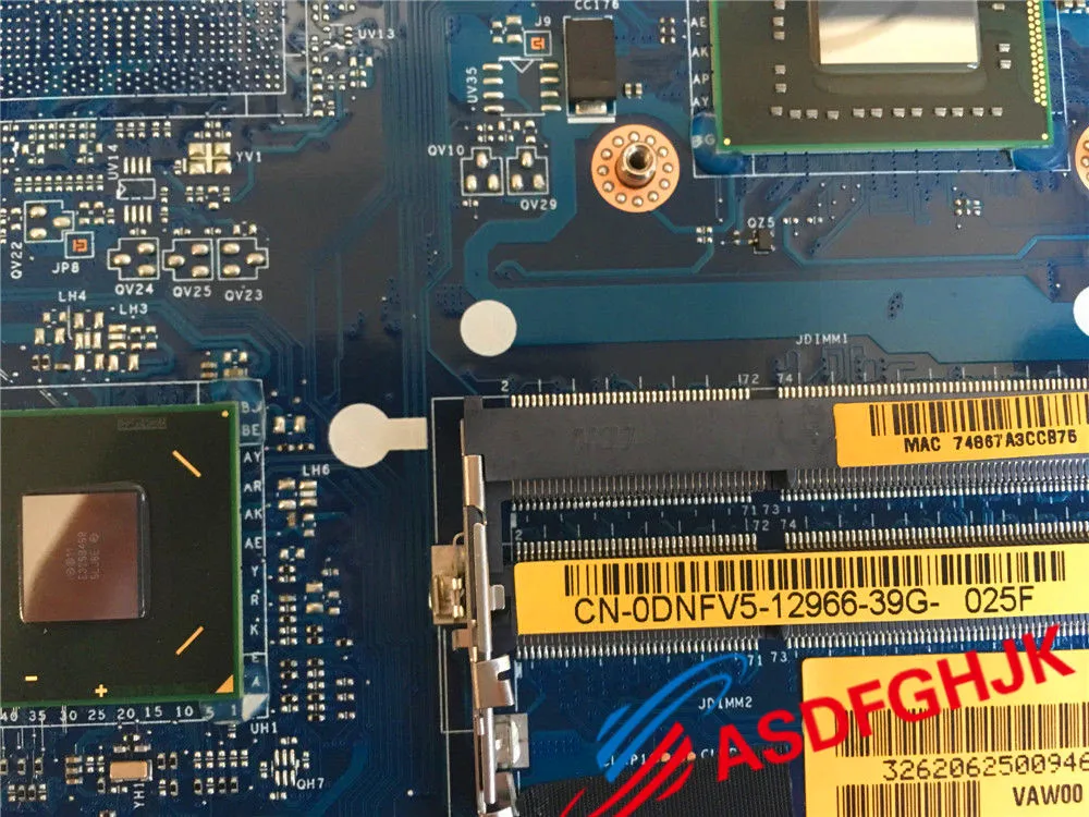 Dell Inspiron 3521 5521 Laptop Motherboard Cn 0dnfv5 I3 2375m Cpu Vaw00 La 9104p Computer Components Parts Computers Tablets Networking