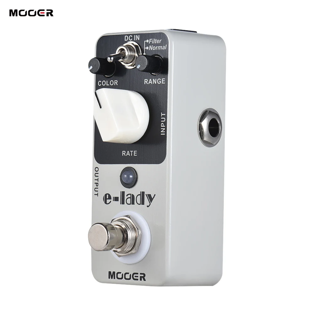 

MOOER e-lady Analog Flanger Guitar Effect Pedal 2 Modes True Bypass Full Metal Shell Classic analog flanger sound