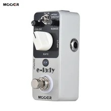 MOOER e-lady аналог Flanger гитарный эффект педаль 2 режима True Bypass полный металлический корпус классический аналоговый flanger звук