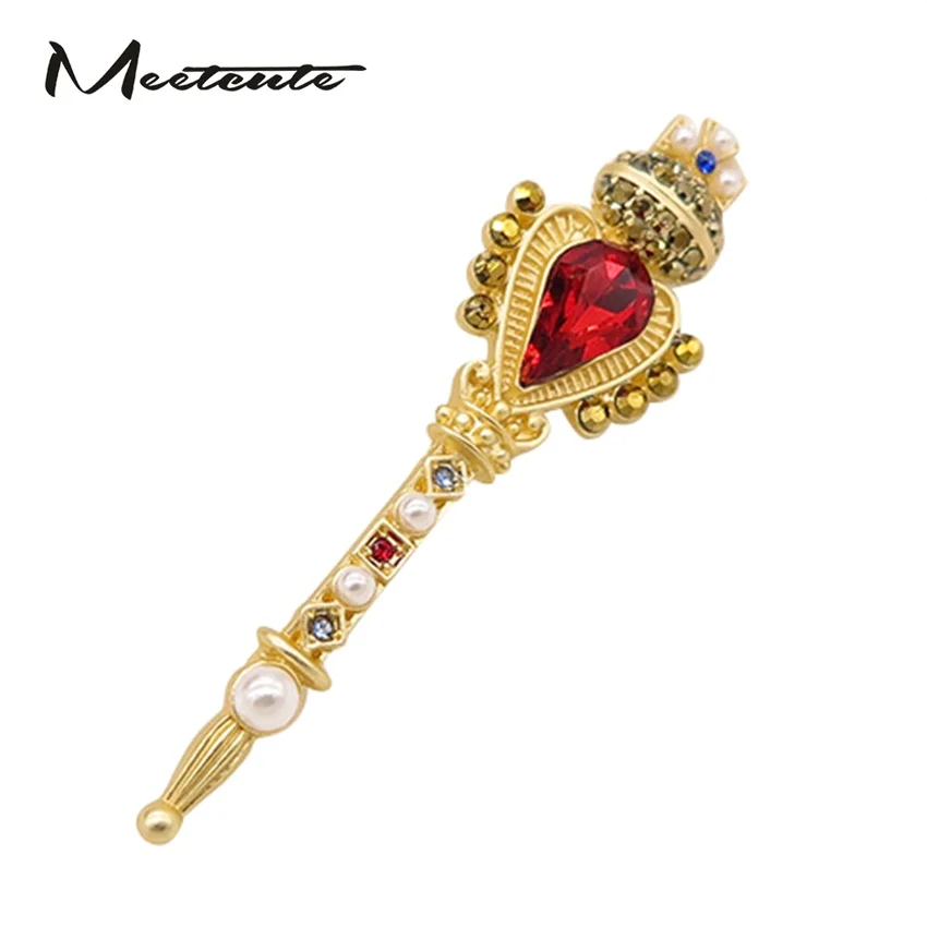Buy Meetcute Vintage Luxury Scepter Crown Brooches For