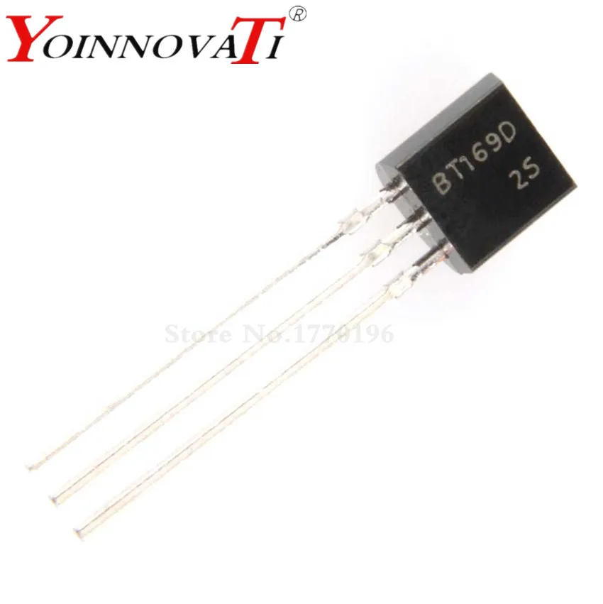 

Free shipping 100pcs BT169 BT169D TO-92