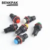 6pcs spring return push button switch 10mm Normally Open no-fixed switch , momentary push button no-latching ► Photo 1/6