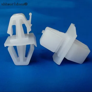 

shhworldsea 100pcs auto clip and fasteners Side Sill & Windowsill Trim Retaining Clip for VOLVO 30808521
