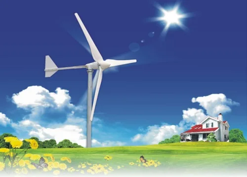 

1000W 48V 3 Blades Wind Turbine Power Generator Auto-adjust & Noiseless for Home
