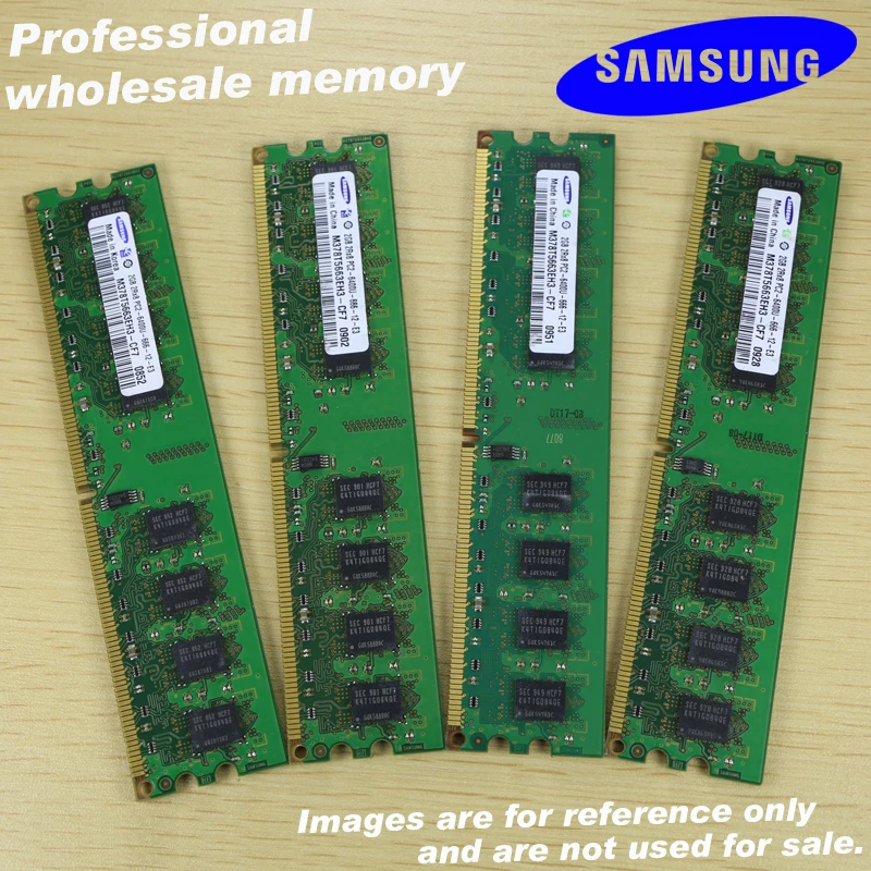 Samsung настольная память 4 Гб(2 шт x2гб) 4G 800 МГц PC2-6400U DDR2 PC ram 800 6400 2G 240-pin