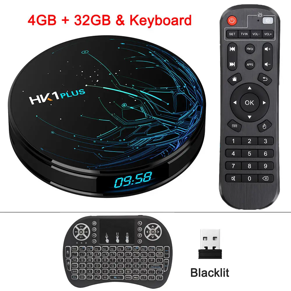 XGODY HK1 Plus Android 8,1 Smart tv Box S905X2 четырехъядерный процессор 2 ГБ 16 ГБ/4 ГБ 32 ГБ 64 Гб двойной Wifi 3D 4K медиаплеер телеприставка - Цвет: 4GB 32GB Keyboard