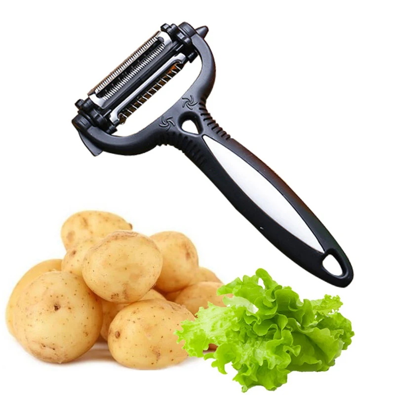 

Multifunctional Rotary Kitchen Tool Vegetable Fruit Potato Carrot Peeler Grater Turnip Cutter Slicer Melon Gadget