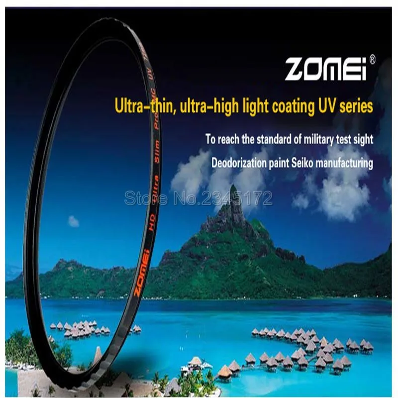 67mm Zomei HD 18 layer HMC Ultra Slim MC UV Filter waterproof oilproof Scratch MCUV for Can0n Nik0n Tamron Sigma Lens | Электроника