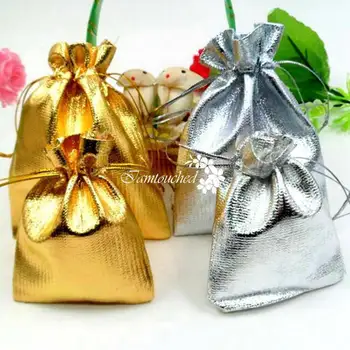 

100PCS Luxury Organza Sweet Candy Gift Bags Wedding Party Jewelry Beads Pouches with Drawstring 3 Sizes