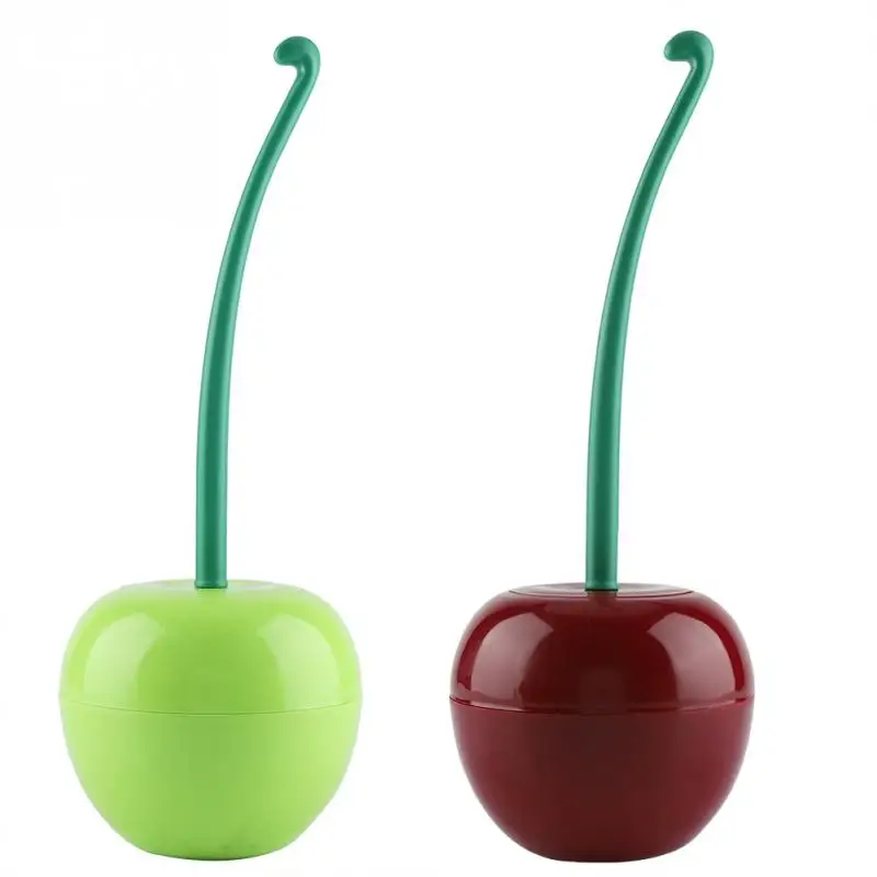 

Cherry - Shape Cleaning Toliet Brush Holder Standing Set Lavatory Bathroom Brush Holder Set