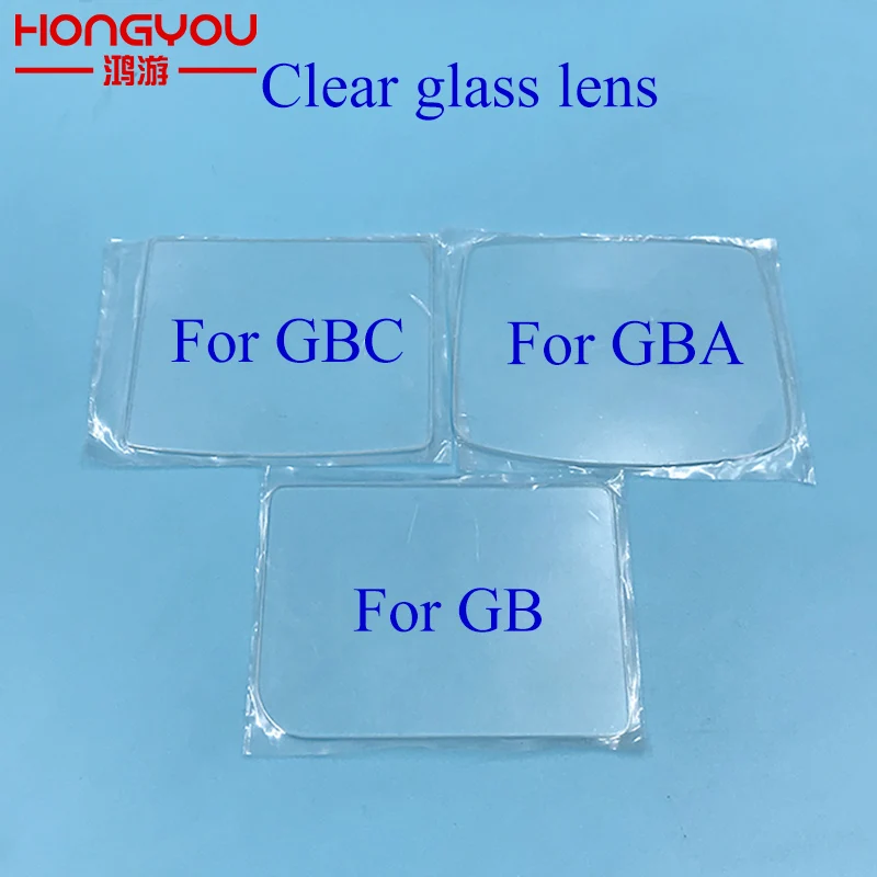 100 шт. для GBA GBC GBA SP прозрачные стеклянные линзы для Gameboy DMG стеклянные линзы для Gameboy Advance Защита объектива