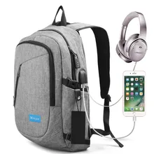 Famous Brand 15 inch Laptop Backpack External USB Charge Computer school Backpacks Anti-theft Waterproof Bags for Men Women