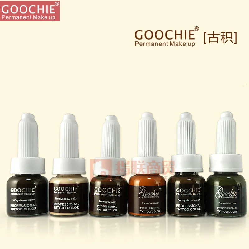 Pаспродажа Перманентный макияж Крем бровей пигмент, Professional татуировки цвет для бровей 10 г шт.