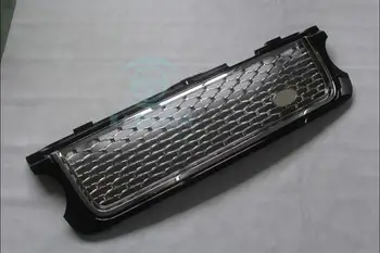 

For Land Rover Range Rover 2010-2013 Black Silver front grille mesh grill vent