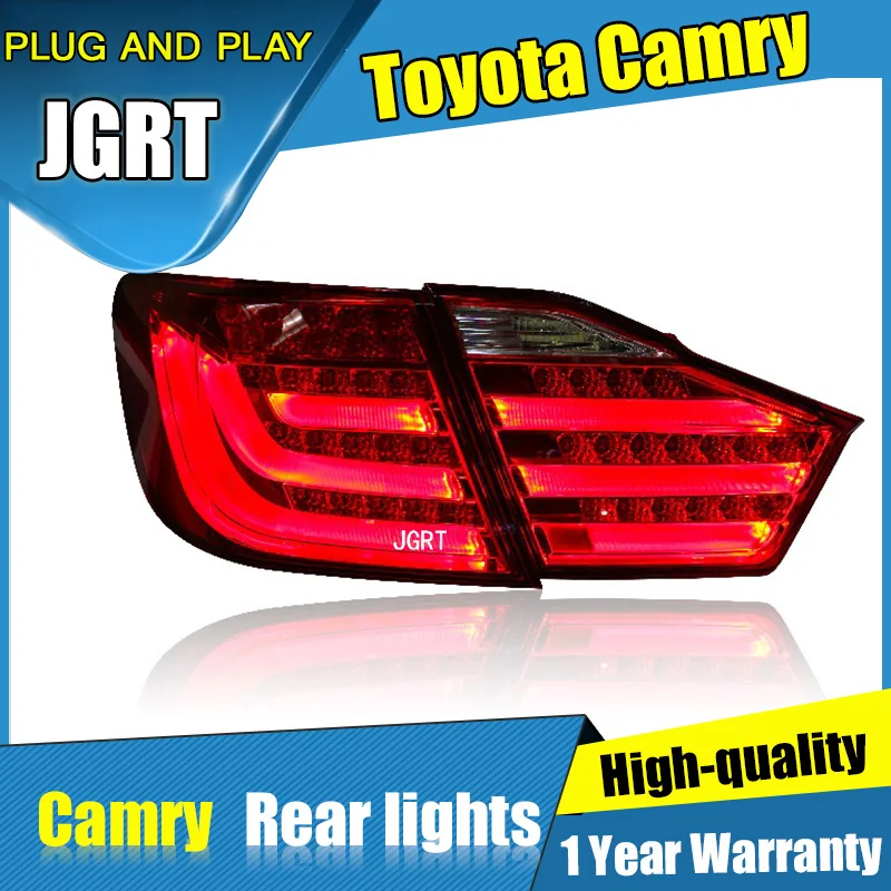 

4PCS Car Styling for Toyota Camry Taillights 2012-2014 for Camry LED Tail Lamp+Turn Signal+Brake+Reverse LED light