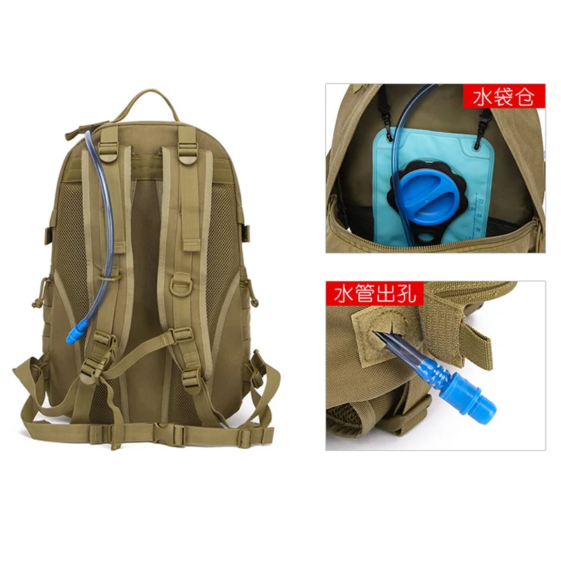 Large Camping Backpack Military Men Travel Bags Tactical Molle Climbing Rucksack Hiking Bag Outdoor sac a dos militaire