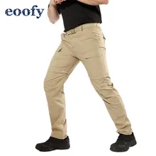Мужские отстегивающиеся тактические военные брюки карго эластичные камуфляжные армейские тактические брюки мужские летние быстросохнущие военные нейлоновые брюки карго