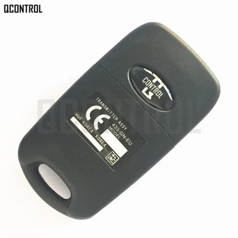 QCONTROL Автомобильный Дистанционный ключ Костюм для KIA CE0678 SEKS-AM08FTx 433-EU-TP 433MHz передатчик в сборе с ID46 пустой