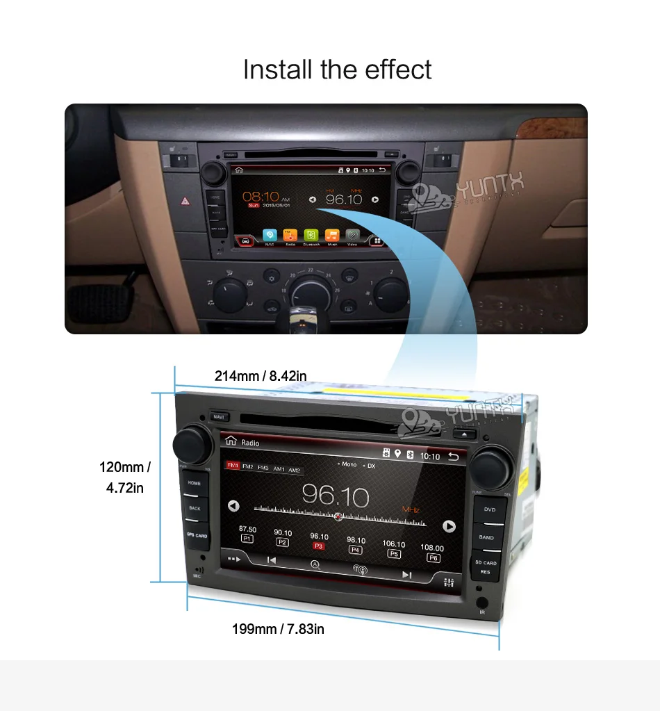 Top 2 din Octa Core Android 9.0 Car tape recorder GPS DVD Player For Opel Astra H Vectra Corsa Zafira B C G support OBD2 with wifi 23