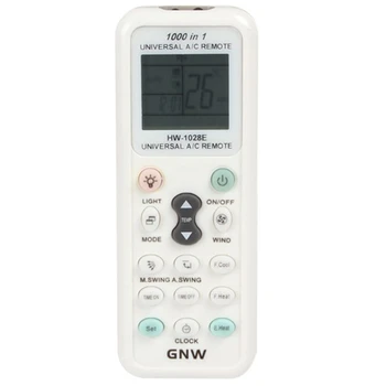

GNW K-1028E 1000 in 1 Universal A/C Air-conditioner Remote Control with Back Light Function Remote Control for Air Conditioners