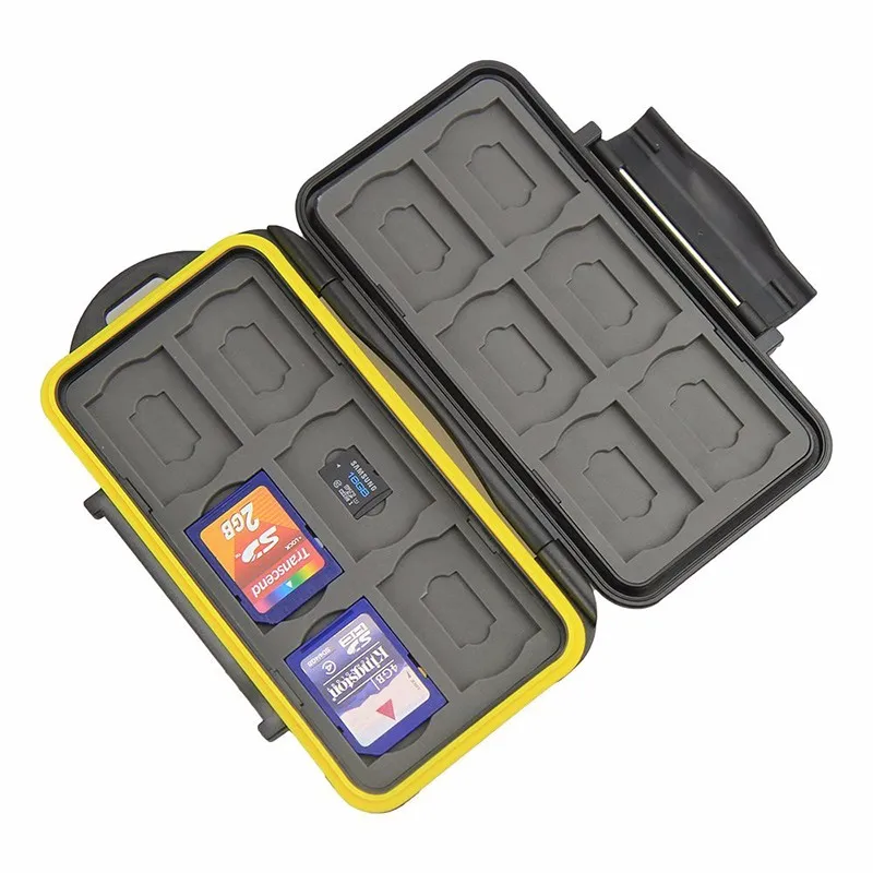 Wholesale Price Professional Waterproof Plastic Camera Card Case for 12