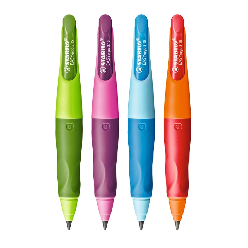 

Stabilo Mechanical Pencils Easy ergo 3.15mm/1.4mm Automatic Pencil Left/Right Hand Learning Writing Corrective grip Kids's Gift