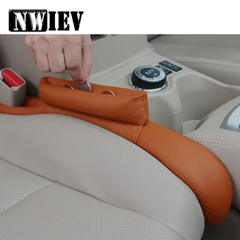 

NWIEV Car styling For Peugeot 307 206 407 Citroen C4 C5 Honda Civic Accord CRV Fit Lada Phone holder Seat Gap Filler Accessories